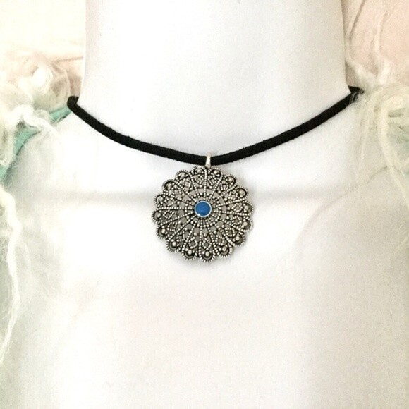 Oracle Suede‎ Leather Cord Choker - Picture 1 of 4